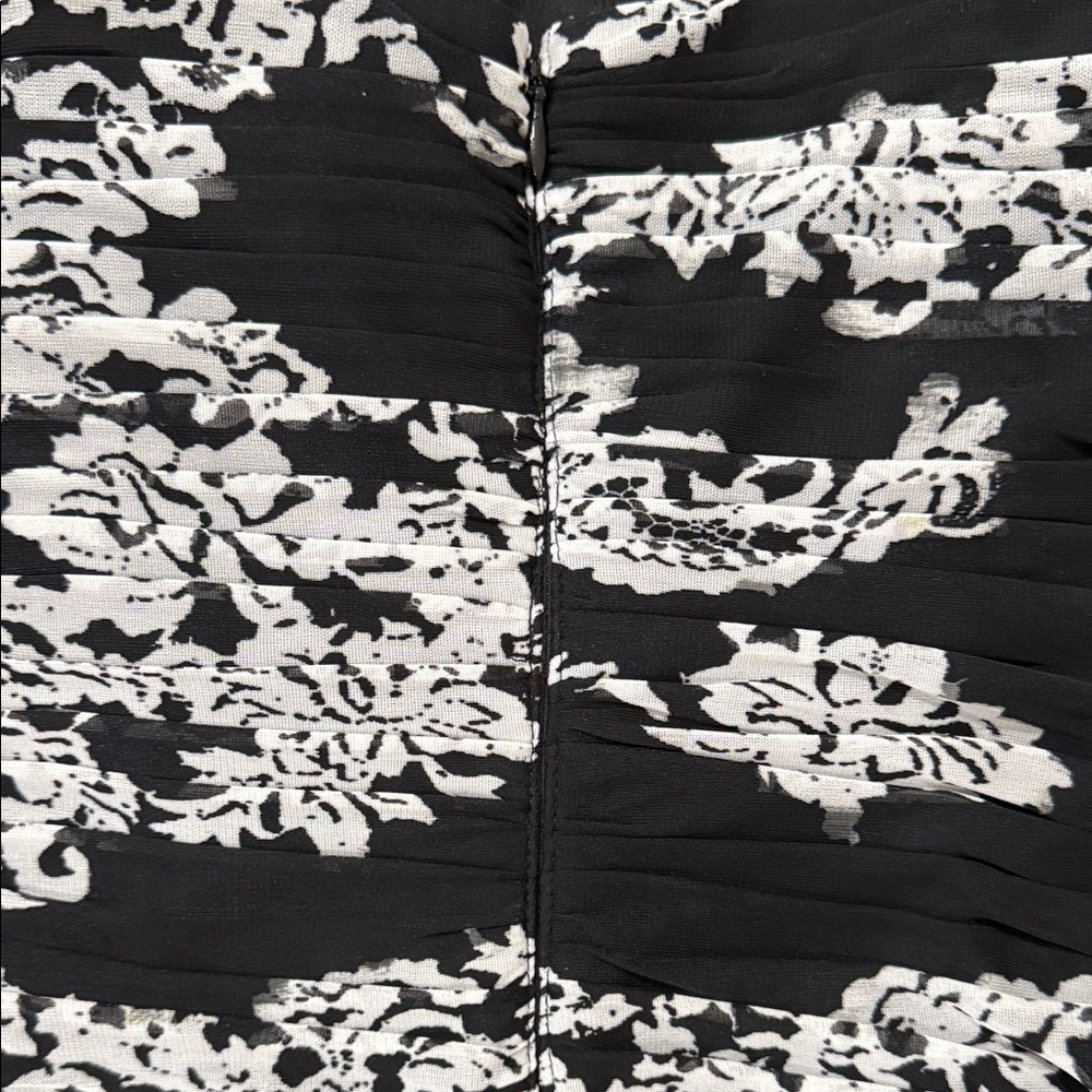 Adrianna Papell Strapless Black and White Dress - Picture 5 of 5